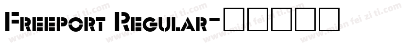 Freeport Regular字体转换
